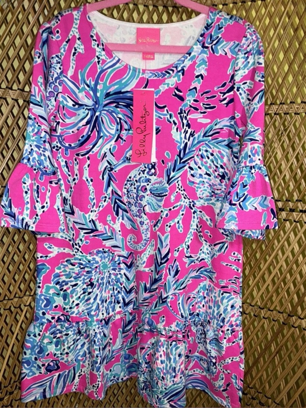 Lilly Pulitzer NWT Girls Sorrento Dress New Kids On The Dock Size L,XL - Picture 2 of 9